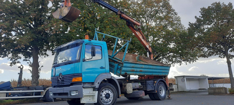 Mercedes-Benz 1828K 4x2 Kipper KRAN+Funk/Greifer - Xe ben, Xe cẩu tự hành: hình 1 Mercedes-Benz 1828K 4x2 Kipper KRAN+Funk/Greifer - Xe ben, Xe cẩu tự hành: hình 1