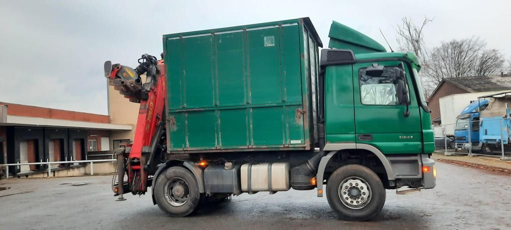 Mercedes-Benz 1841K 4x2 Actros Kipper mit Kran+Greifer - Xe ben, Xe cẩu tự hành: hình 4 Mercedes-Benz 1841K 4x2 Actros Kipper mit Kran+Greifer - Xe ben, Xe cẩu tự hành: hình 4