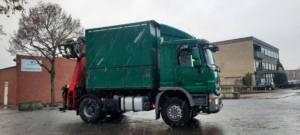 Mercedes-Benz 1841K 4x2 Actros Kipper mit Kran+Greifer - Xe ben, Xe cẩu tự hành: hình 3 Mercedes-Benz 1841K 4x2 Actros Kipper mit Kran+Greifer - Xe ben, Xe cẩu tự hành: hình 3