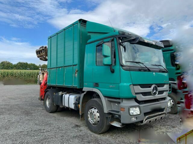 Mercedes-Benz 1844K 4x2 Kipper mit Kran Blattgefedert - Xe ben, Xe cẩu tự hành: hình 2 Mercedes-Benz 1844K 4x2 Kipper mit Kran Blattgefedert - Xe ben, Xe cẩu tự hành: hình 2