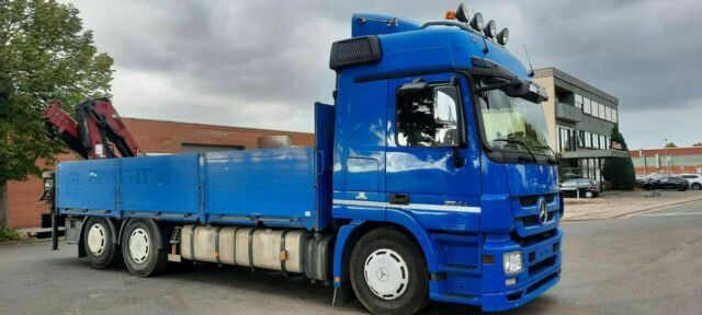 Mercedes-Benz 2544 Pritsche mit Kran Hiab XS am Heck - Xe tải thùng lửng/ Phẳng, Xe cẩu tự hành: hình 2 Mercedes-Benz 2544 Pritsche mit Kran Hiab XS am Heck - Xe tải thùng lửng/ Phẳng, Xe cẩu tự hành: hình 2