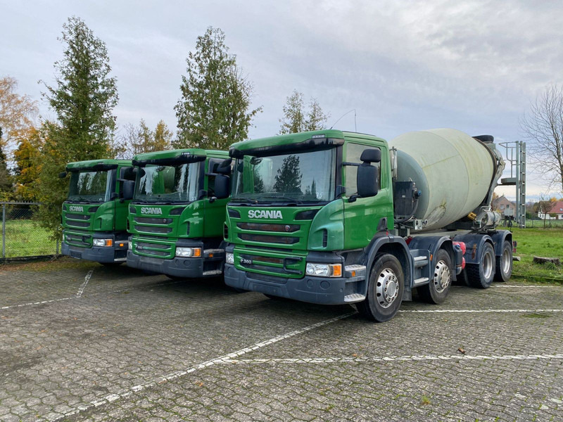 Scania 2x P360 Betonmischer 8x4 Blatt/Blatt E6 2 stück - Xe trộn bê tông: hình 1 Scania 2x P360 Betonmischer 8x4 Blatt/Blatt E6 2 stück - Xe trộn bê tông: hình 1