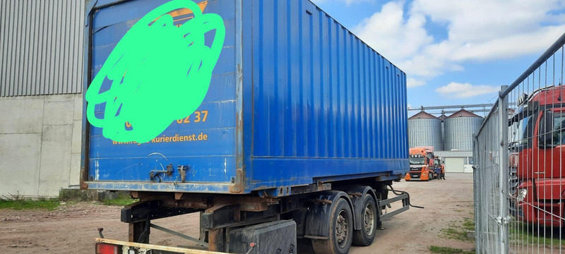 Schmitz Cargobull Containeranhänger mit Container - Xe chở container/ Rơ moóc hoán đổi thân: hình 5 Schmitz Cargobull Containeranhänger mit Container - Xe chở container/ Rơ moóc hoán đổi thân: hình 5
