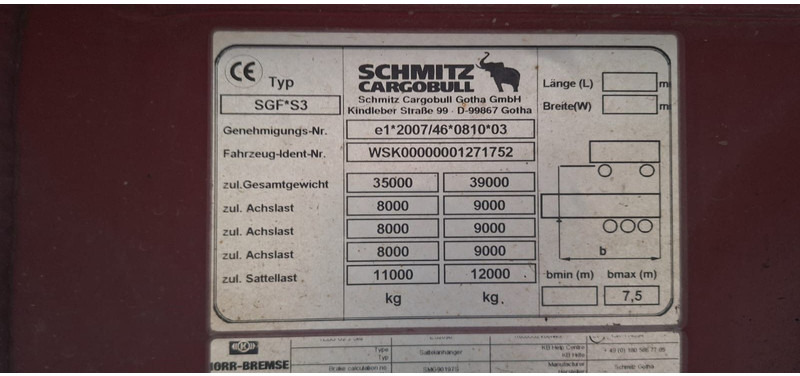 Schmitz Cargobull Kippmulde 26 Kubik Stahlaufbau - Sơ mi rơ moóc ben: hình 5 Schmitz Cargobull Kippmulde 26 Kubik Stahlaufbau - Sơ mi rơ moóc ben: hình 5
