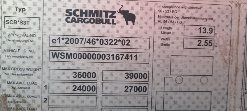 Schmitz Cargobull SCS 24 Plane Spriegel - Sơ mi rơ moóc mui bạt: hình 5 Schmitz Cargobull SCS 24 Plane Spriegel - Sơ mi rơ moóc mui bạt: hình 5