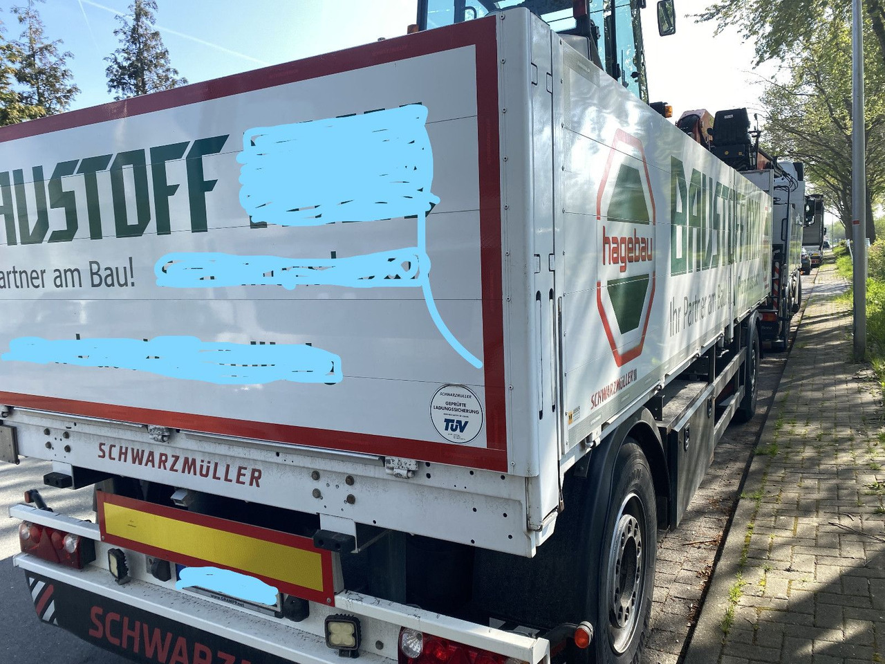 Schwarzmüller Baustoffpritsche - Rơ moóc thùng lửng/ Phẳng: hình 4 Schwarzmüller Baustoffpritsche - Rơ moóc thùng lửng/ Phẳng: hình 4