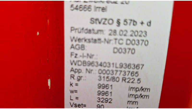 Mercedes-Benz 1845 Actros 4 2-Achser 4x2 SZM - Xe đầu kéo: hình 5 Mercedes-Benz 1845 Actros 4 2-Achser 4x2 SZM - Xe đầu kéo: hình 5