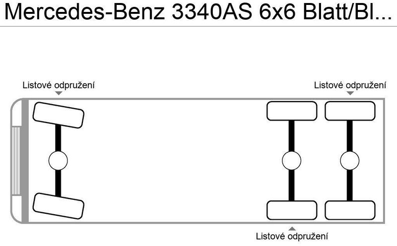 Mercedes-Benz 3340AS 6x6 Blatt/Blatt German Truck - Xe đầu kéo: hình 3 Mercedes-Benz 3340AS 6x6 Blatt/Blatt German Truck - Xe đầu kéo: hình 3