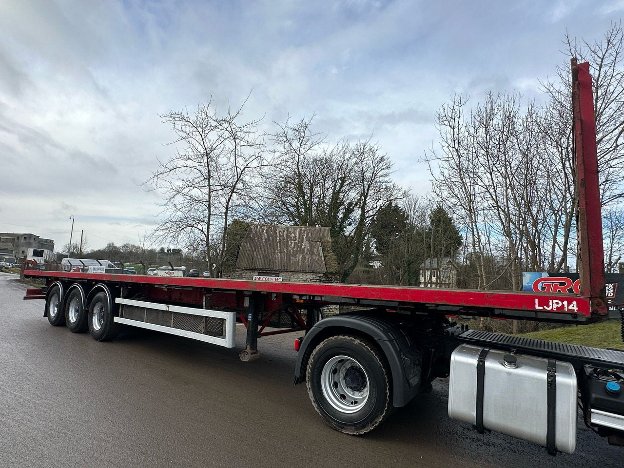 SDC triaxle Trailer - Sơ mi rơ moóc thùng lửng/ Phẳng: hình 4 SDC triaxle Trailer - Sơ mi rơ moóc thùng lửng/ Phẳng: hình 4