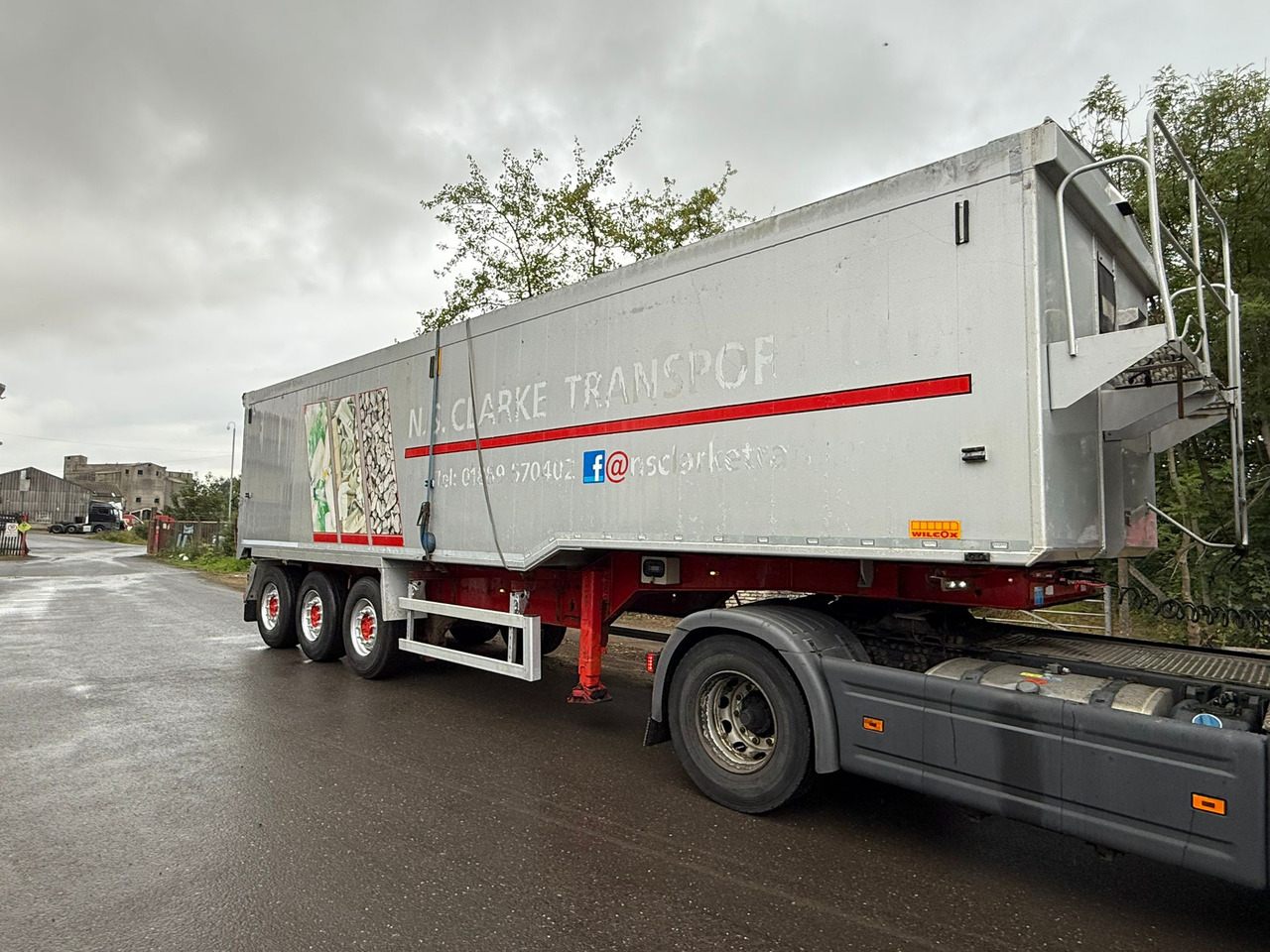 SDC triaxle Trailer - Sơ mi rơ moóc ben: hình 1 SDC triaxle Trailer - Sơ mi rơ moóc ben: hình 1