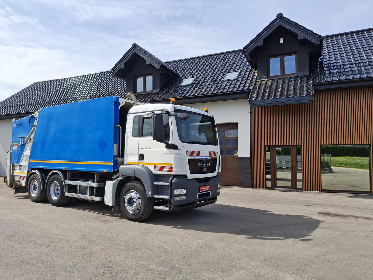 MAN MAN TGS 28.360 Śmieciarka Müllwagen Garbage Truck FAUN 3 Osie - Xe tải chở rác: hình 1 MAN MAN TGS 28.360 Śmieciarka Müllwagen Garbage Truck FAUN 3 Osie - Xe tải chở rác: hình 1