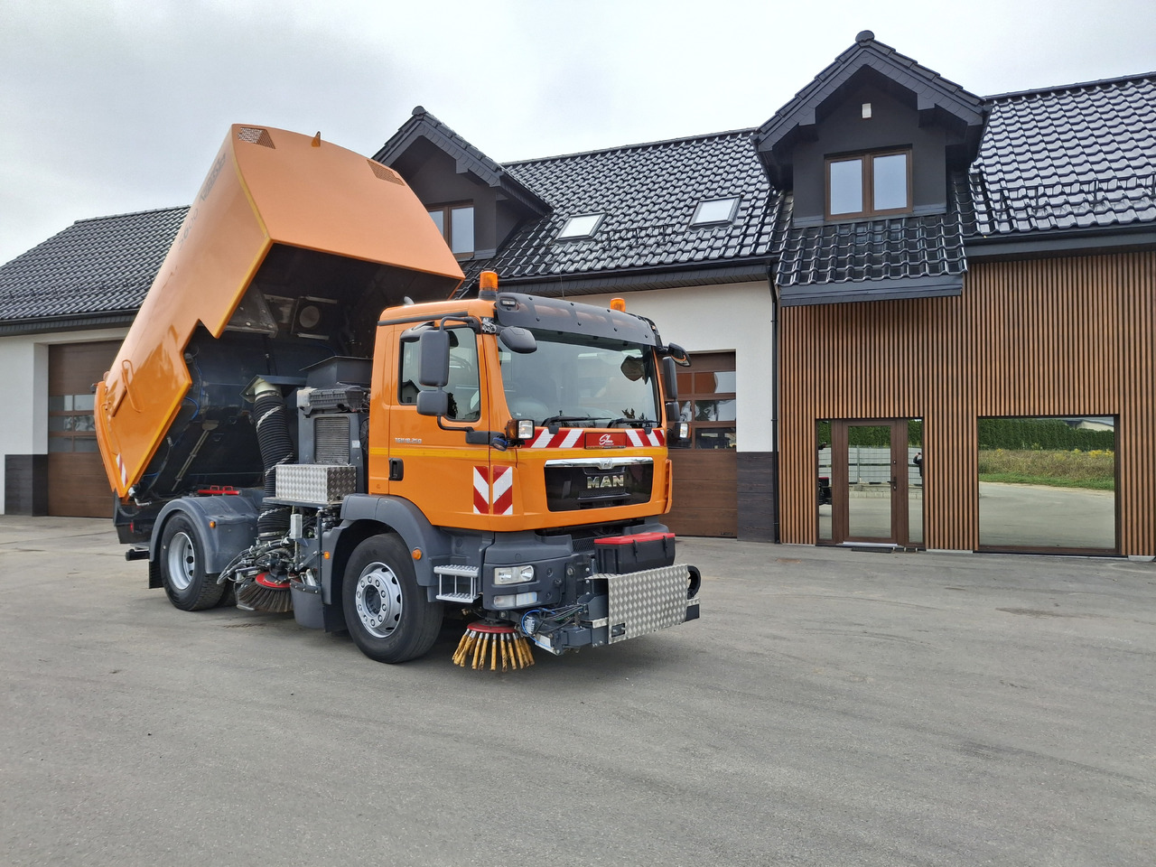 Xe quét đường MAN TGM 18.250 Zamiatarka Kupper Weisser BROCK 2 Motoren Szczotki L/R PM10 Odchwaszczarka: hình 6