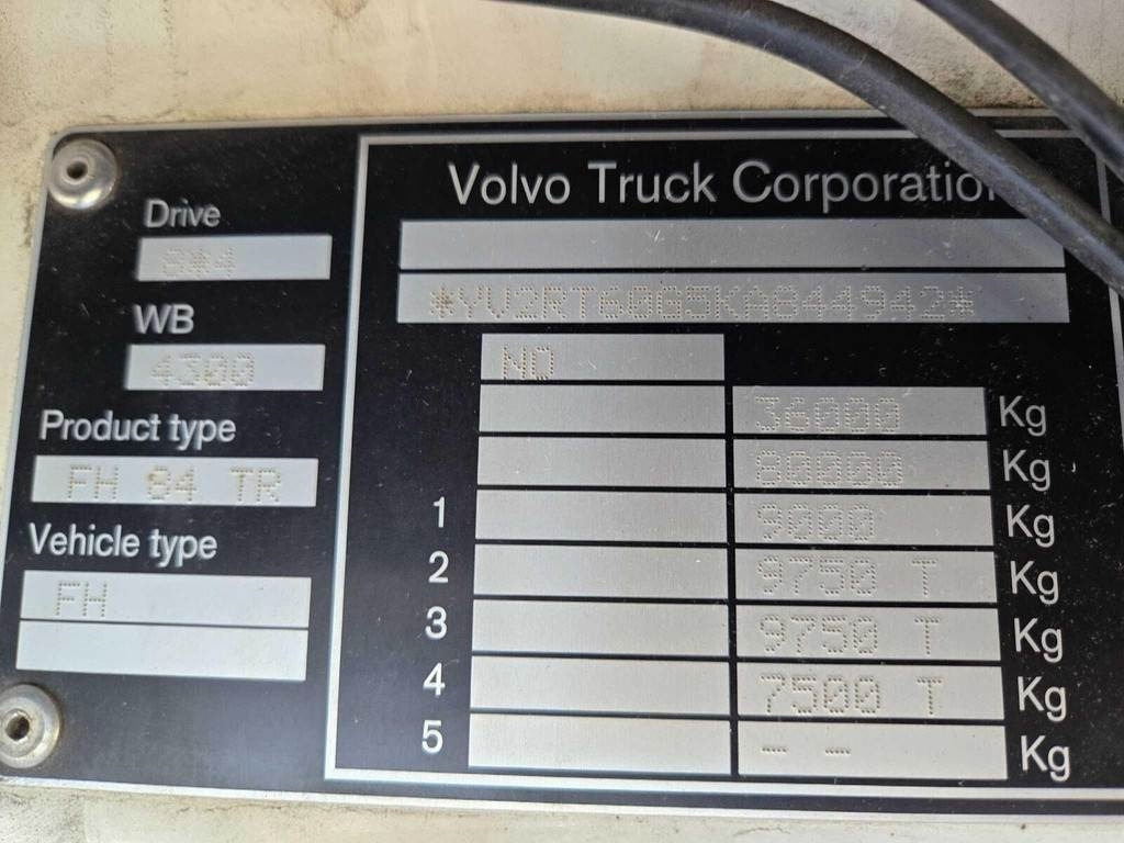Xe tải khung gầm Volvo FH540 8X4 CHASSY: hình 19