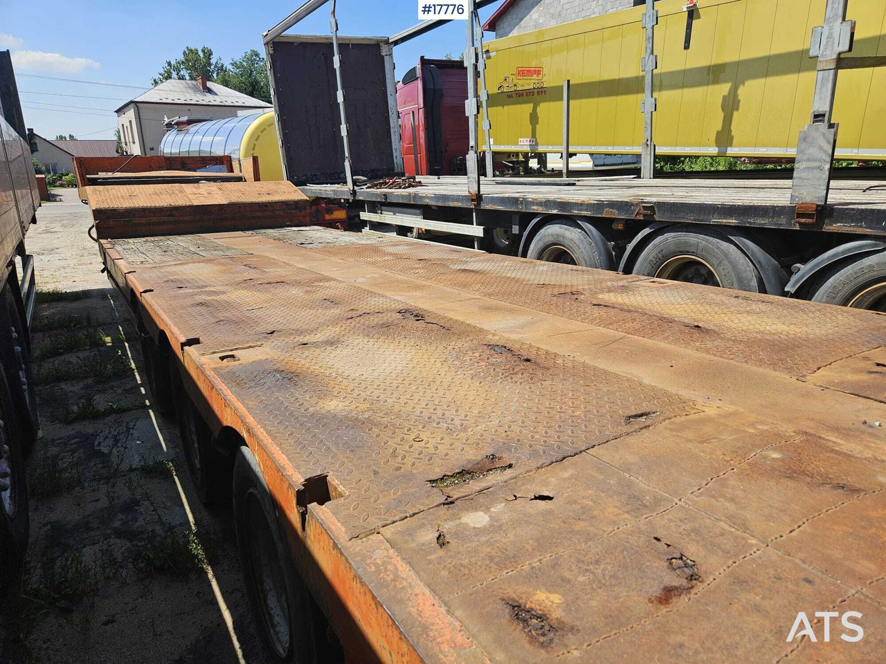 Sơ mi rơ moóc thùng thấp 1992 Nooteboom OSD: hình 10