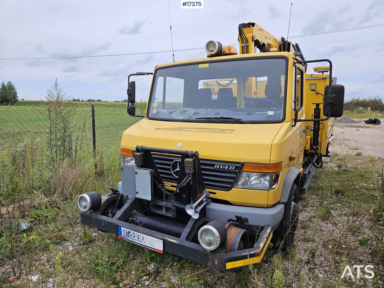 2003 Mercedes-Benz 814D dwudrogowy z HDS 16m - Xe cẩu tự hành: hình 1 2003 Mercedes-Benz 814D dwudrogowy z HDS 16m - Xe cẩu tự hành: hình 1