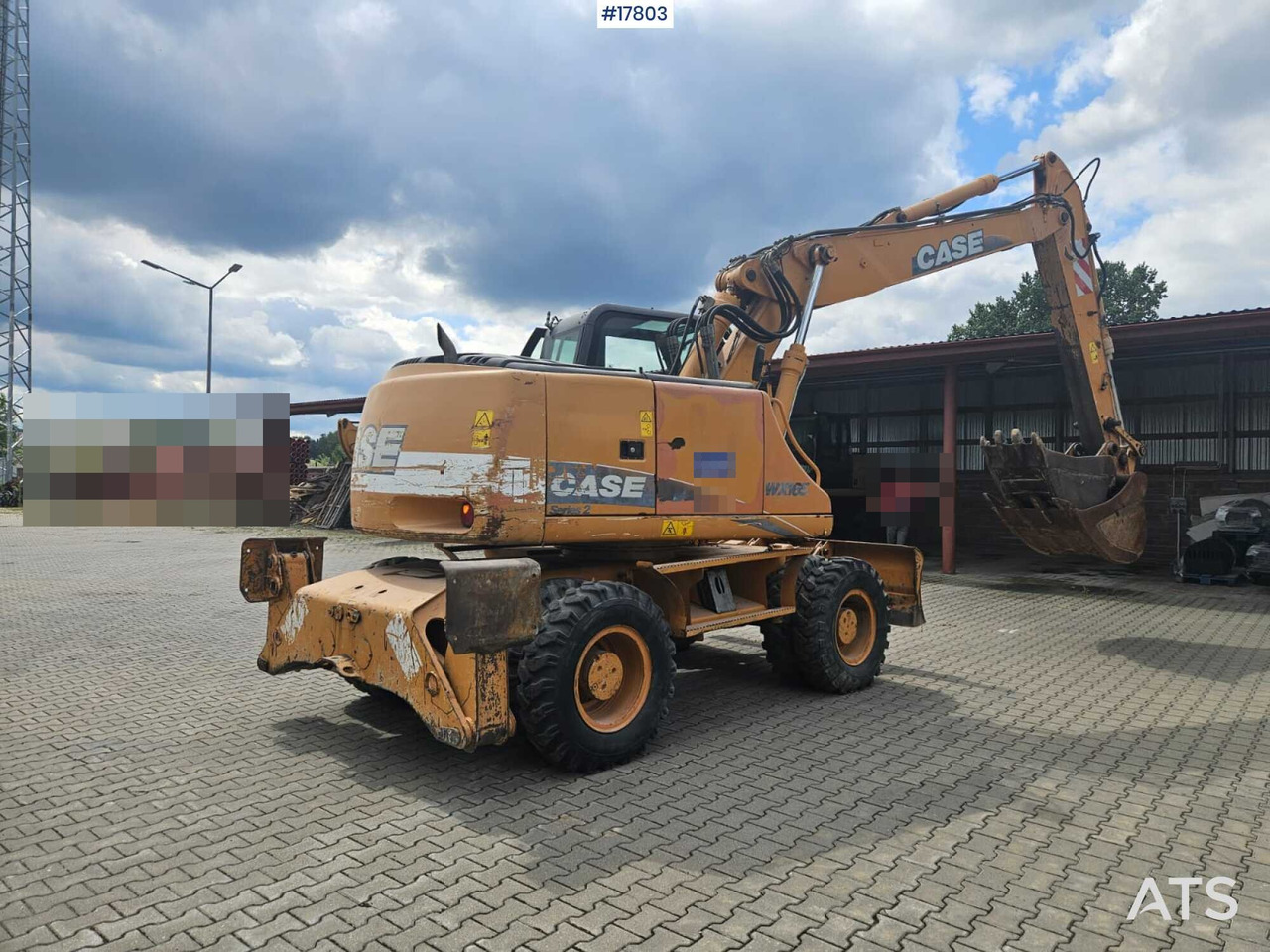 2008 Case WX 165 - Máy xúc bánh lốp: hình 3 2008 Case WX 165 - Máy xúc bánh lốp: hình 3