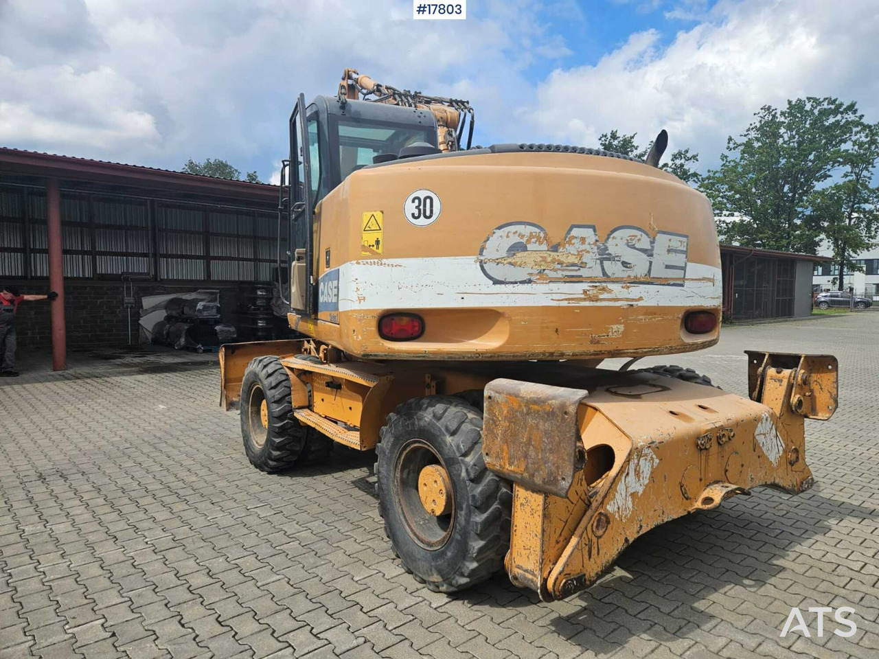 Máy xúc bánh lốp 2008 Case  WX 165: hình 6