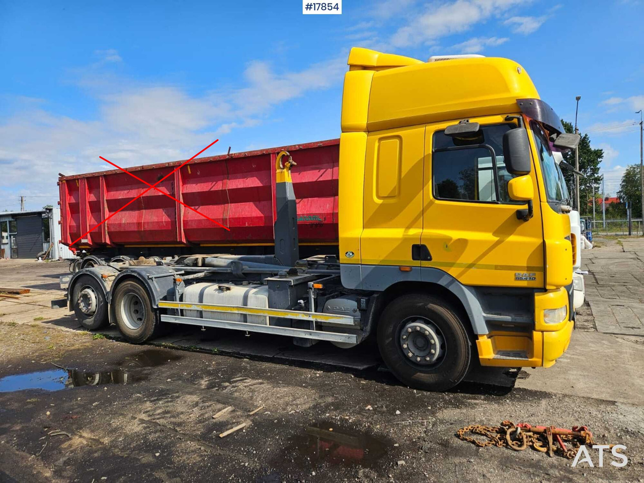 2009 DAF CF 85.410 - Xe tải nâng móc: hình 1 2009 DAF CF 85.410 - Xe tải nâng móc: hình 1