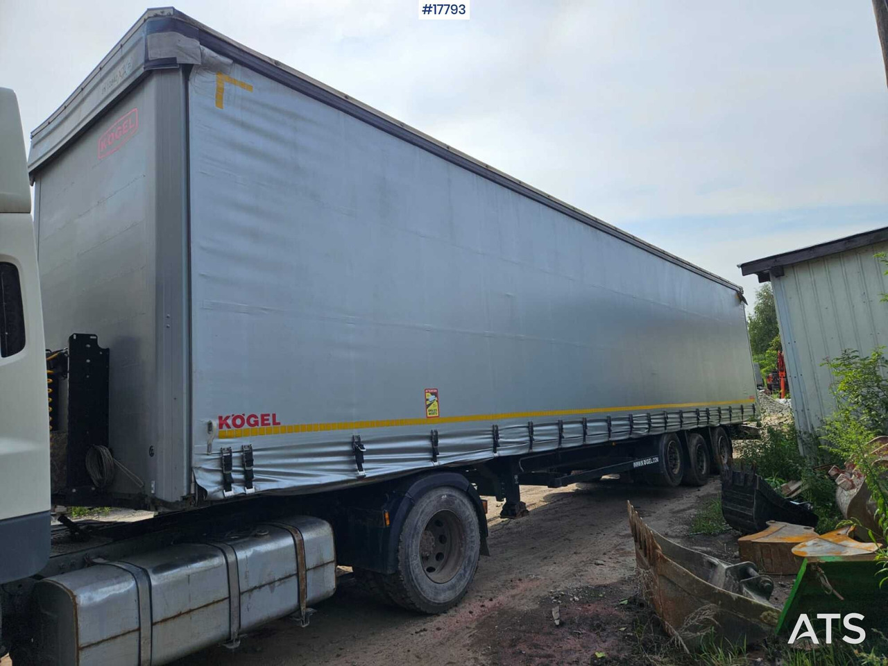 2015 Kögel S-24 - Sơ mi rơ moóc mui bạt: hình 3 2015 Kögel S-24 - Sơ mi rơ moóc mui bạt: hình 3