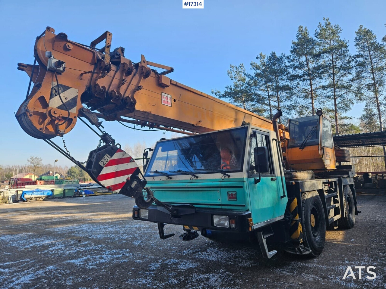 Crane PPM 2FDTM2 30m 15m (1999) - Cẩu bánh lốp: hình 1 Crane PPM 2FDTM2 30m 15m (1999) - Cẩu bánh lốp: hình 1