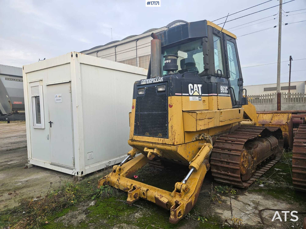 Máy xúc lật bánh xích Crawler loader CAT 963C (2001): hình 6