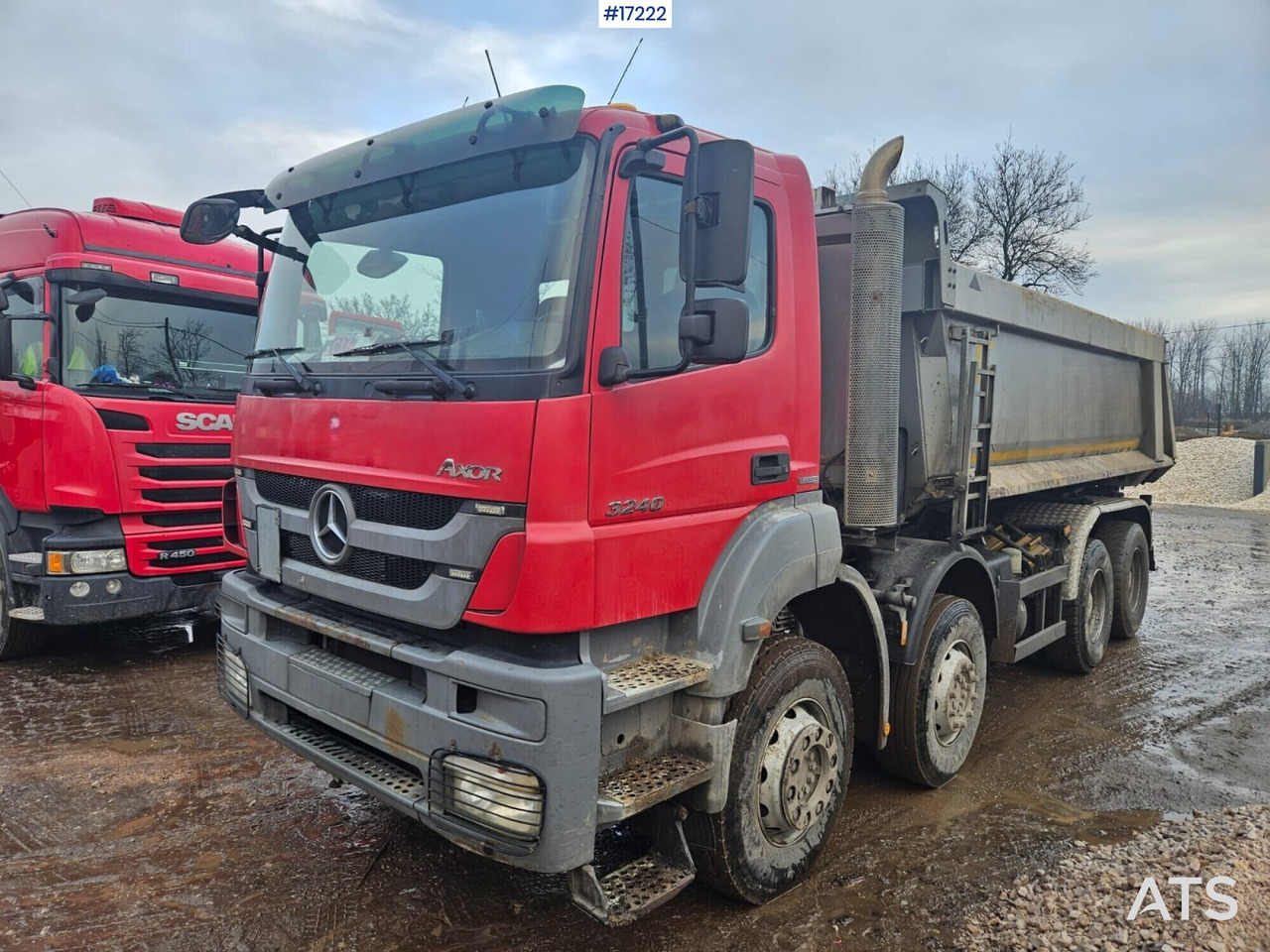 Mercedes-Benz Axor 3240 four-axle tipper (2012) - Xe ben: hình 1 Mercedes-Benz Axor 3240 four-axle tipper (2012) - Xe ben: hình 1