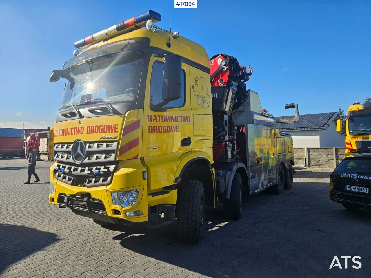 Specjalistyczny pojazd ratunkowy Mercedes Benz Arocs 4853 8x8 (2021) - Xe tải kéo: hình 1 Specjalistyczny pojazd ratunkowy Mercedes Benz Arocs 4853 8x8 (2021) - Xe tải kéo: hình 1