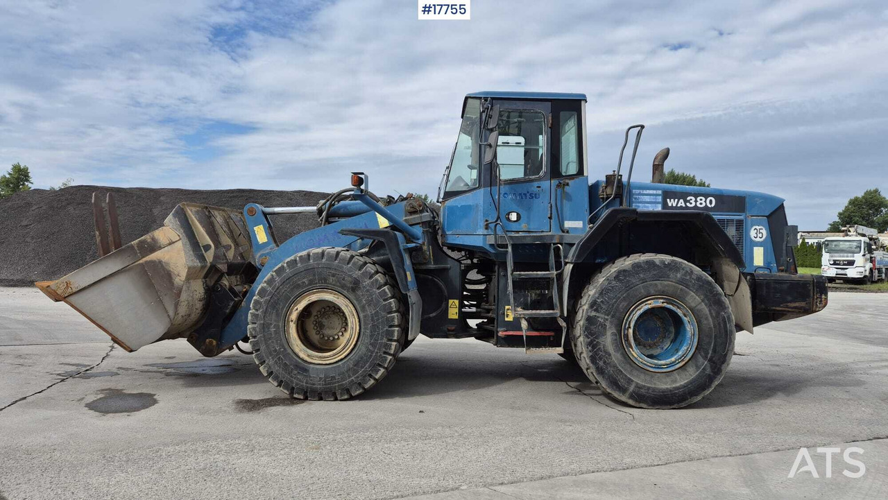 Wheel loader KOMATSU WA380 5H (2002) - Máy xúc lật bánh lốp: hình 4 Wheel loader KOMATSU WA380 5H (2002) - Máy xúc lật bánh lốp: hình 4