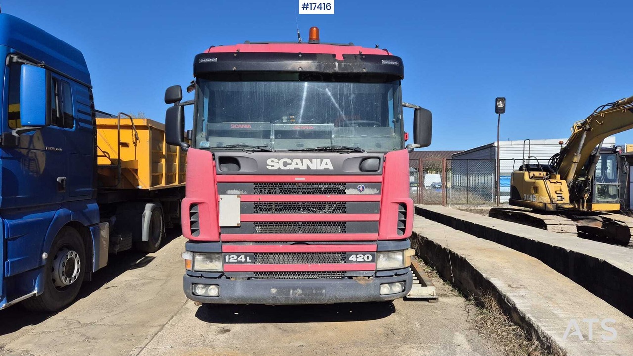 Tractor SCANIA 124L 420KM (2003) + BERGER tipper semi-trailer (2007) - Xe đầu kéo, Sơ mi rơ moóc ben: hình 3 Tractor SCANIA 124L 420KM (2003) + BERGER tipper semi-trailer (2007) - Xe đầu kéo, Sơ mi rơ moóc ben: hình 3