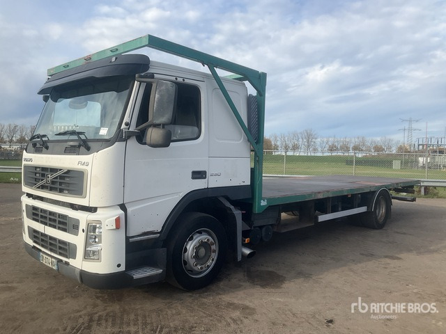 Xe tải thùng lửng/ Phẳng 2002 Volvo FM280 4x2 Sleeper Flatbed Truck: hình 1