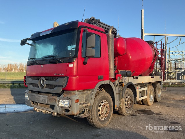 2010 Mercedes-Benz Actros 3341 8x4 Twin-Steer Mixer Truck - Xe trộn bê tông: hình 2 2010 Mercedes-Benz Actros 3341 8x4 Twin-Steer Mixer Truck - Xe trộn bê tông: hình 2