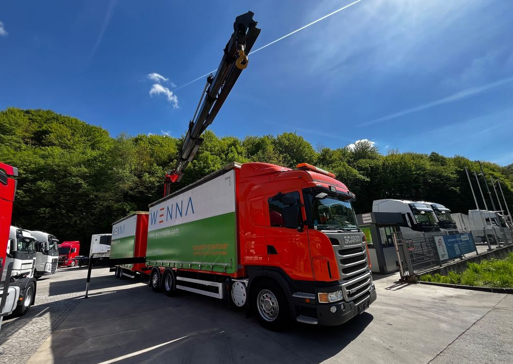 Scania G420 // Tandem // HDS Palfinger 18002 EH // Przyczepa // Oś skrętna podnoszona // Video !!! - Xe tải thùng mui bạt, Xe tải điện: hình 2 Scania G420 // Tandem // HDS Palfinger 18002 EH // Przyczepa // Oś skrętna podnoszona // Video !!! - Xe tải thùng mui bạt, Xe tải điện: hình 2