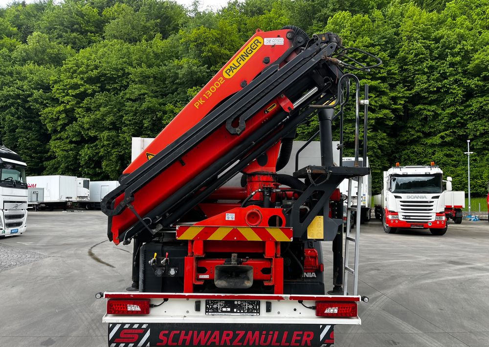 Xe tải thùng lửng/ Phẳng, Xe cẩu tự hành Scania G450 // 6x2// Skrzynia 6.40x2.49 // HDS Palfinger // Oś skrętna podnoszona //: hình 14