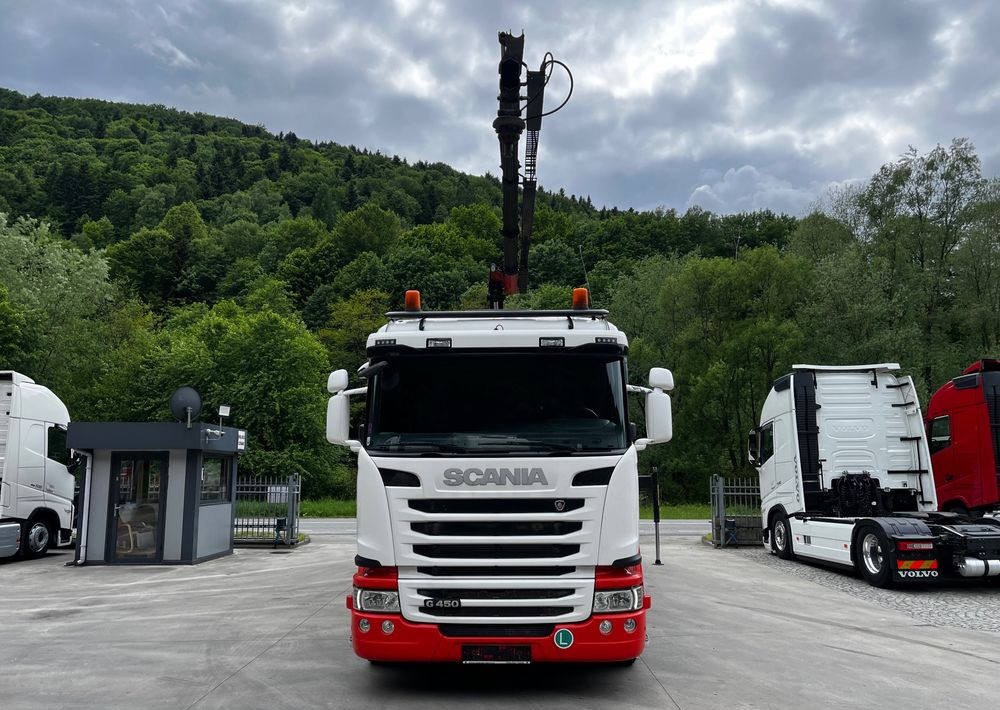 Scania G450 // 6x2// Skrzynia 6.40x2.49 // HDS Palfinger // Oś skrętna podnoszona // - Xe cẩu tự hành, Xe tải thùng lửng/ Phẳng: hình 3 Scania G450 // 6x2// Skrzynia 6.40x2.49 // HDS Palfinger // Oś skrętna podnoszona // - Xe cẩu tự hành, Xe tải thùng lửng/ Phẳng: hình 3