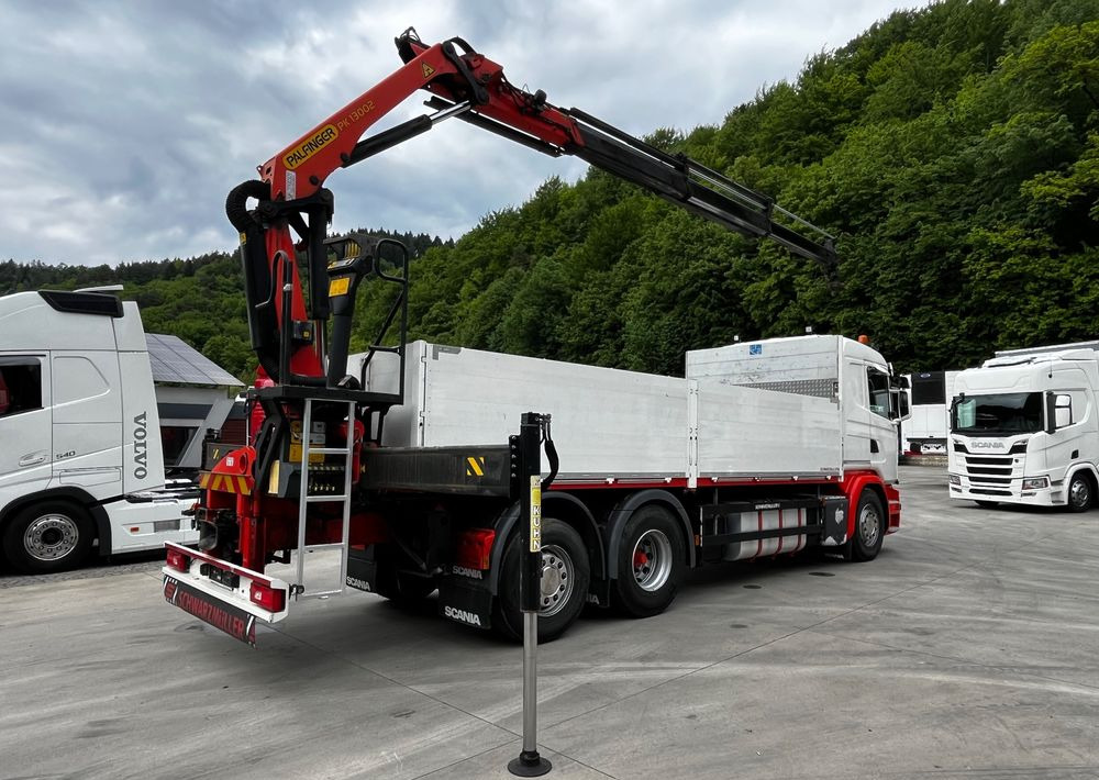 Scania G450 // 6x2// Skrzynia 6.40x2.49 // HDS Palfinger // Oś skrętna podnoszona // - Xe tải thùng lửng/ Phẳng, Xe cẩu tự hành: hình 4 Scania G450 // 6x2// Skrzynia 6.40x2.49 // HDS Palfinger // Oś skrętna podnoszona // - Xe tải thùng lửng/ Phẳng, Xe cẩu tự hành: hình 4