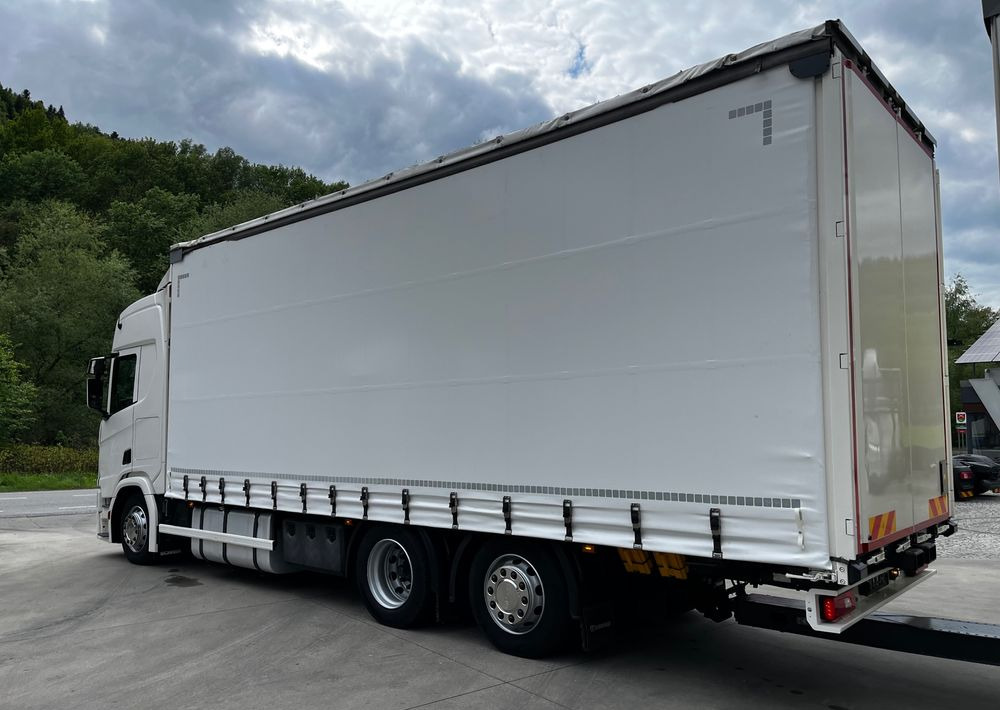 Scania R410 // 2018 // Retarder // Tandem 7.7+7.7 // Przyczepa Krone // Oś podnosozna // - Xe tải thùng mui bạt: hình 5 Scania R410 // 2018 // Retarder // Tandem 7.7+7.7 // Przyczepa Krone // Oś podnosozna // - Xe tải thùng mui bạt: hình 5