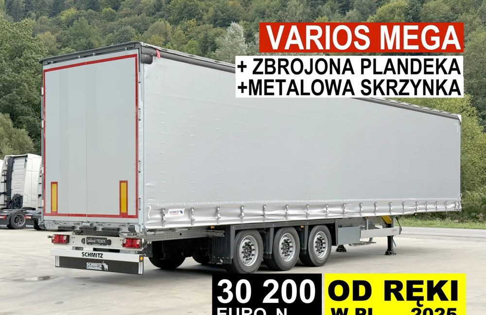 Schmitz Cargobull MEGA VARIOS - Sơ mi rơ moóc mui bạt: hình 1 Schmitz Cargobull MEGA VARIOS - Sơ mi rơ moóc mui bạt: hình 1