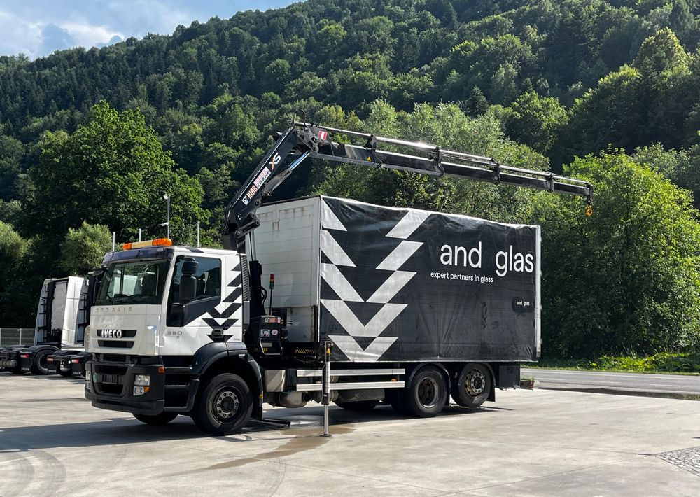 Iveco Stralis 360 // HIAB 144 E4 HIDUO + Radio // Zabudowa 6m // Oś podnoszona - Xe đầu kéo: hình 1 Iveco Stralis 360 // HIAB 144 E4 HIDUO + Radio // Zabudowa 6m // Oś podnoszona - Xe đầu kéo: hình 1