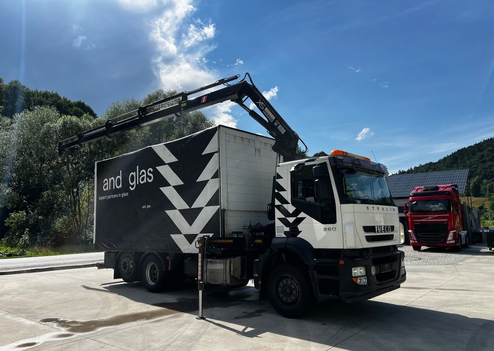 Iveco Stralis 360 // HIAB 144 E4 HIDUO + Radio // Zabudowa 6m // Oś podnoszona - Xe đầu kéo: hình 2 Iveco Stralis 360 // HIAB 144 E4 HIDUO + Radio // Zabudowa 6m // Oś podnoszona - Xe đầu kéo: hình 2