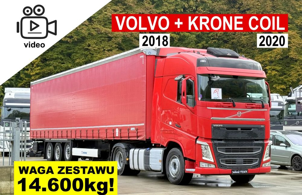 Volvo FH // Standard 2018 Rok // Klima Postojowa // I-shift // + Naczepa Krone Coilmulde 2020 Rok // Oś podnoszona // Super Stan !!! - Xe đầu kéo, Sơ mi rơ moóc mui bạt: hình 1 Volvo FH // Standard 2018 Rok // Klima Postojowa // I-shift // + Naczepa Krone Coilmulde 2020 Rok // Oś podnoszona // Super Stan !!! - Xe đầu kéo, Sơ mi rơ moóc mui bạt: hình 1