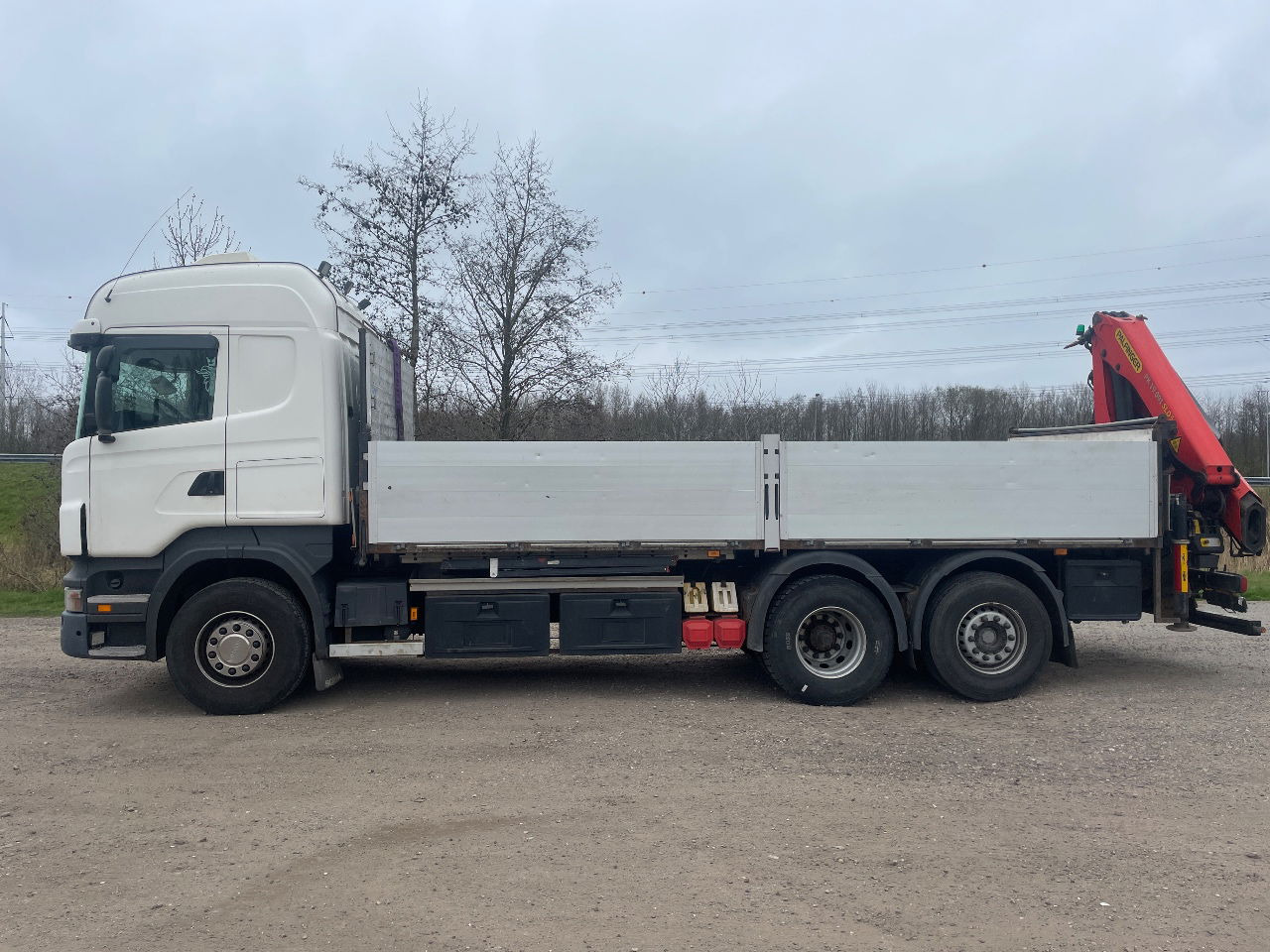Scania R480 with Palfinger PK 19.001 SLD crane - Xe tải thùng lửng/ Phẳng: hình 2 Scania R480 with Palfinger PK 19.001 SLD crane - Xe tải thùng lửng/ Phẳng: hình 2