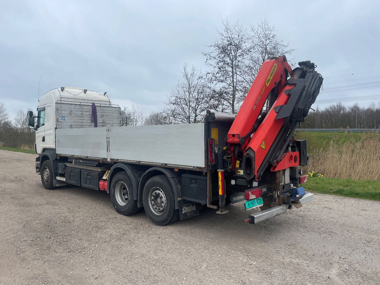 Scania R480 with Palfinger PK 19.001 SLD crane - Xe tải thùng lửng/ Phẳng: hình 3 Scania R480 with Palfinger PK 19.001 SLD crane - Xe tải thùng lửng/ Phẳng: hình 3