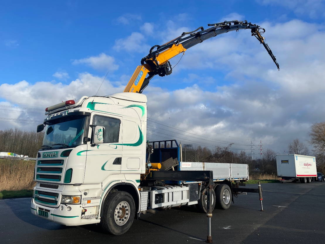 Scania R580 V8 Effer 370 crane with jib and winch - Xe cẩu tự hành: hình 1 Scania R580 V8 Effer 370 crane with jib and winch - Xe cẩu tự hành: hình 1