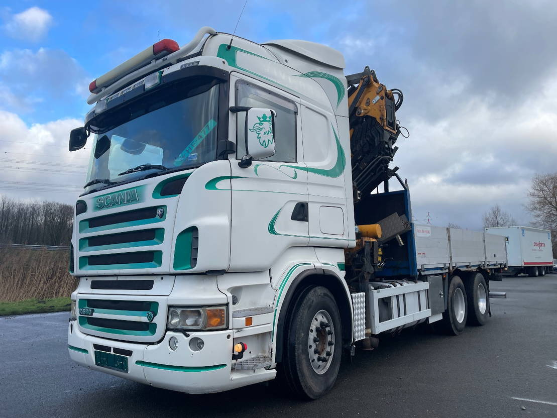 Scania R580 V8 Effer 370 crane with jib and winch - Xe cẩu tự hành: hình 2 Scania R580 V8 Effer 370 crane with jib and winch - Xe cẩu tự hành: hình 2