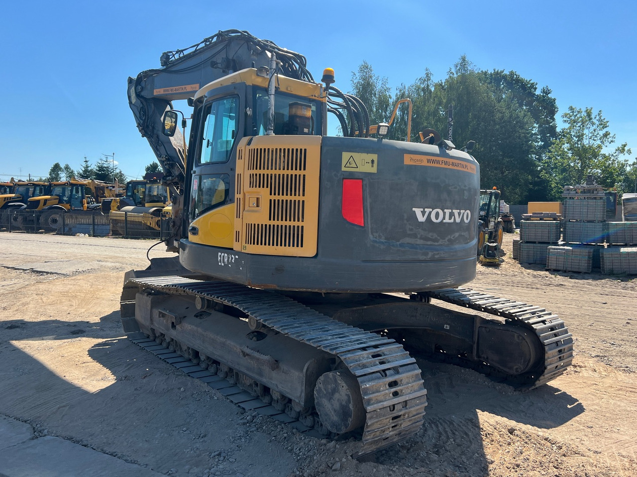 Máy xúc bánh xích Volvo ECR235: hình 6