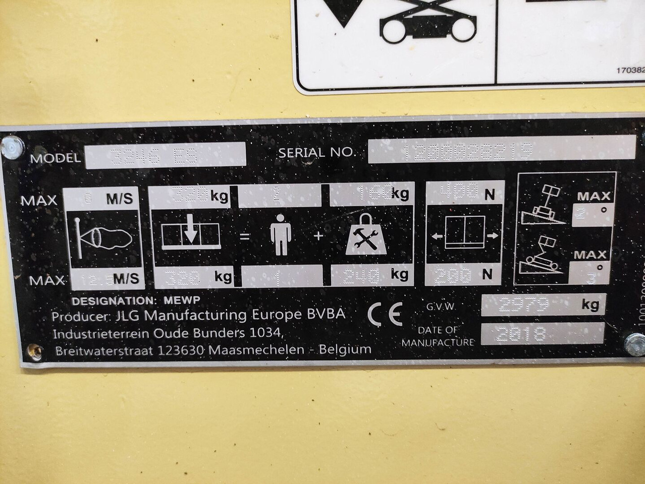 Máy nâng người hình kéo JLG 3246ES: hình 6