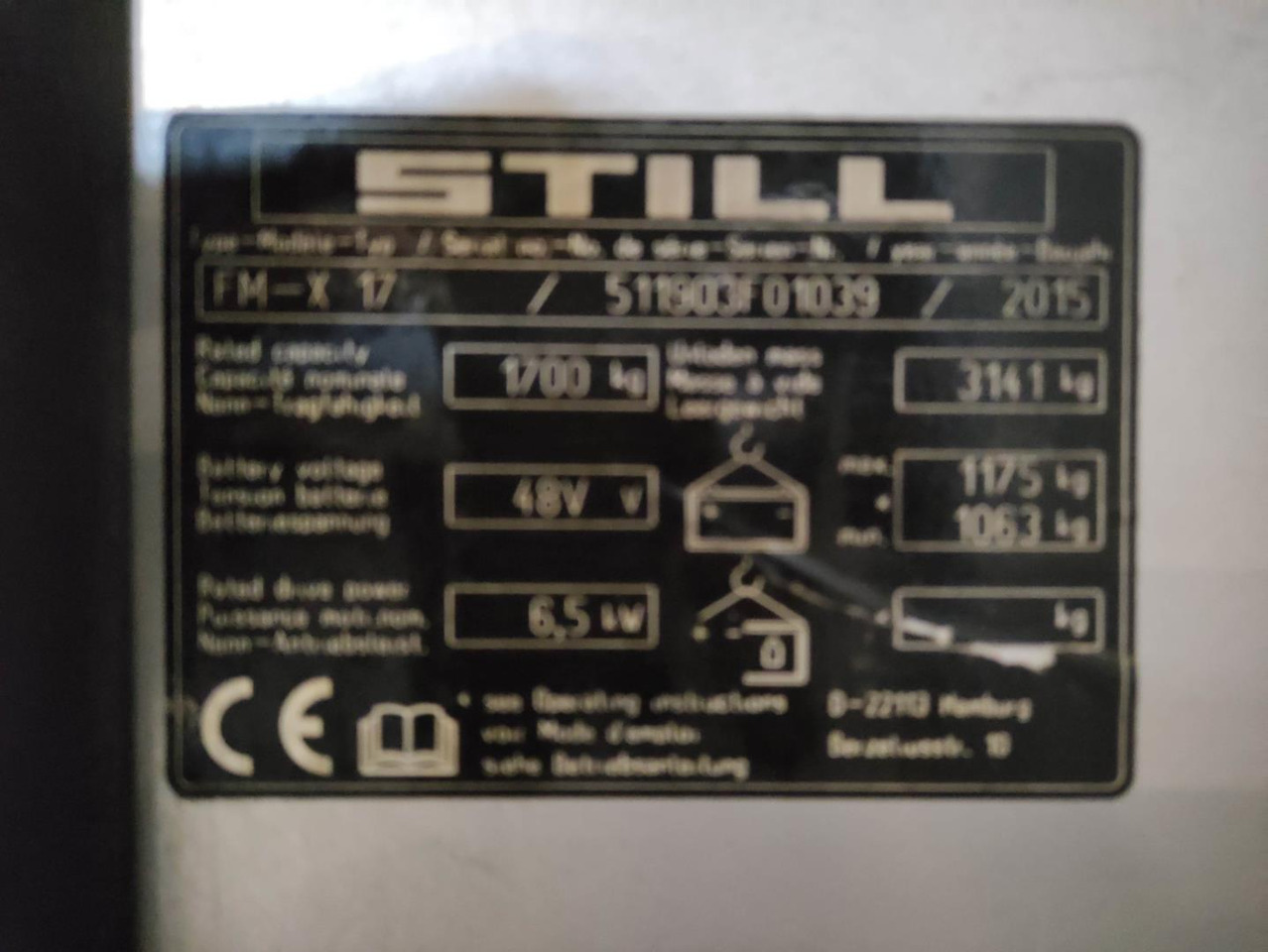 Xe tải tiếp cận Still FM-X-17: hình 6