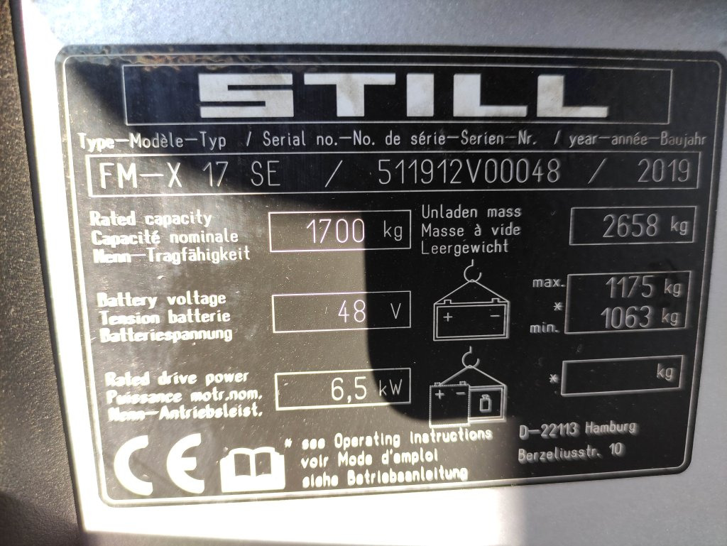 Xe tải tiếp cận Still FM-X-17-SE: hình 6