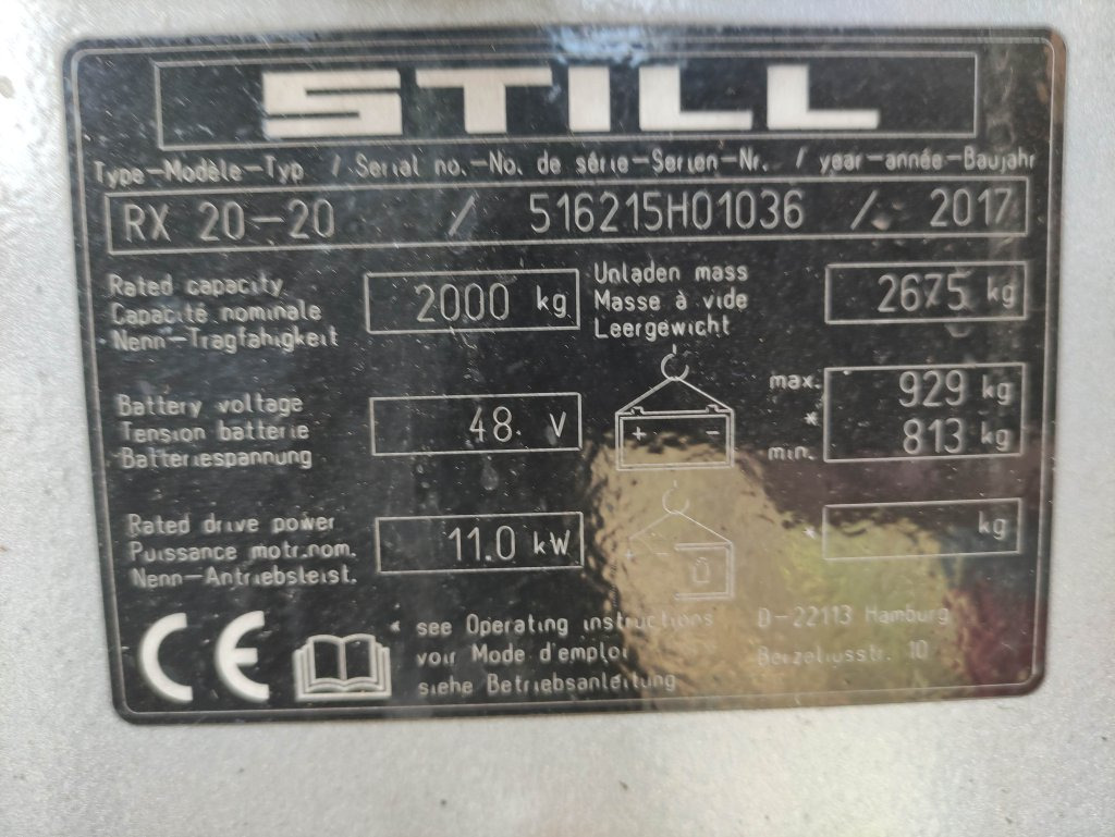 Xe nâng điện Still RX20-20: hình 6