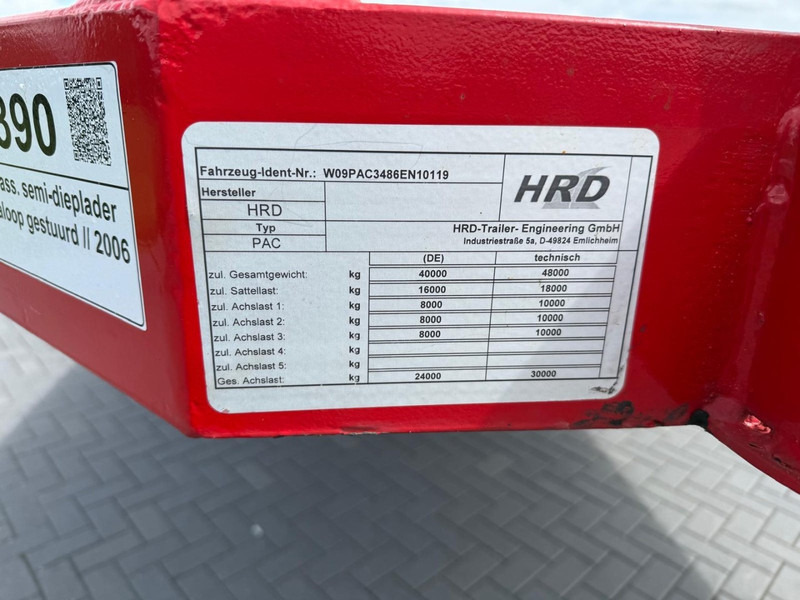 HRD UOPLYST DIEPLADER, 3 ASSEN, GOEDE STAAT, GOEDE BANDEN. - Sơ mi rơ moóc thùng thấp: hình 5 HRD UOPLYST DIEPLADER, 3 ASSEN, GOEDE STAAT, GOEDE BANDEN. - Sơ mi rơ moóc thùng thấp: hình 5